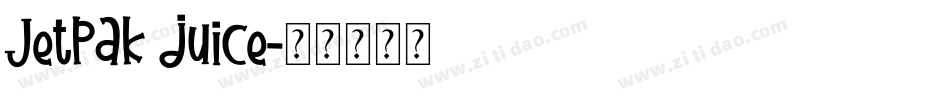 Jetpak juice字体转换